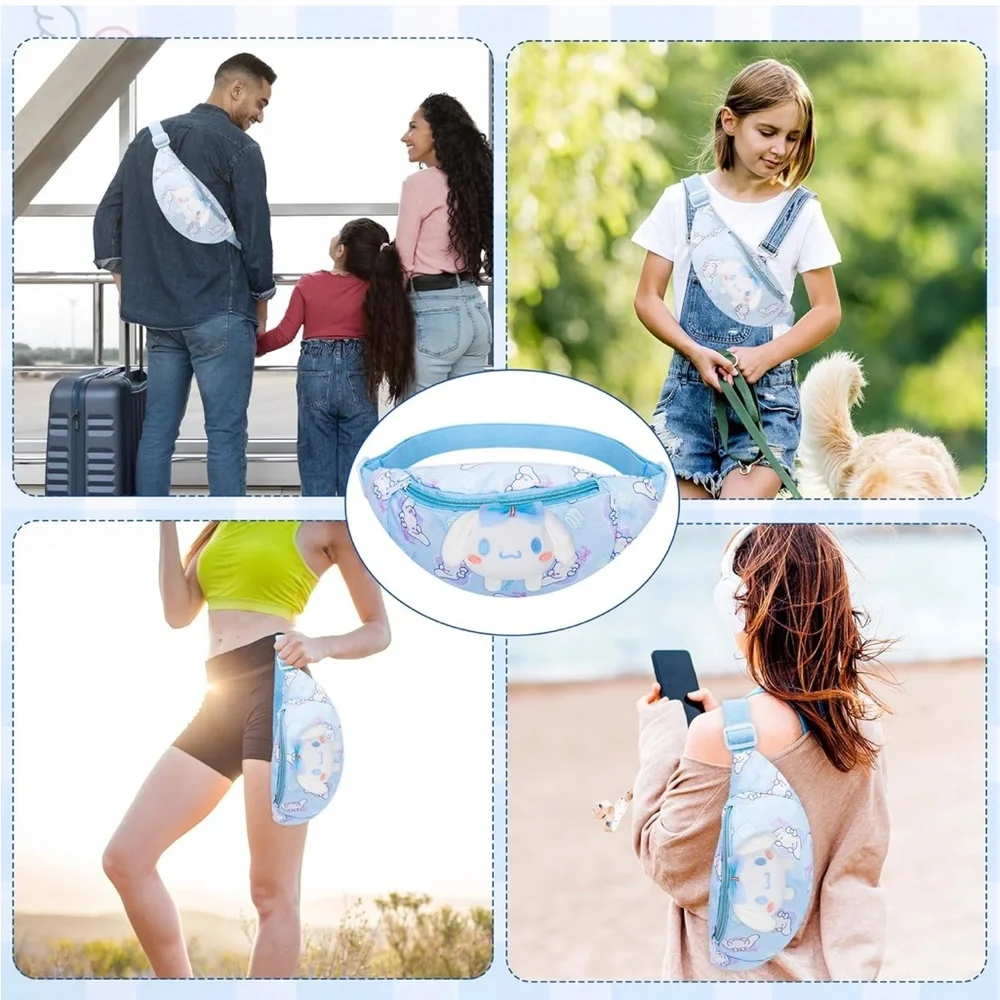 Cinnamorollo Kids Fanny Pack - Light Blue